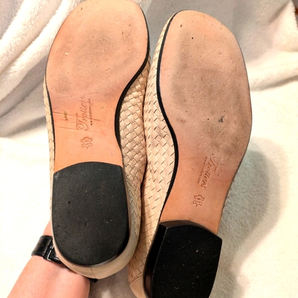 Trotters Leather Loafer Shoes 8.5w light beige - Picture 4 of 13